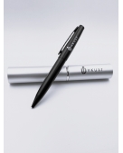 HKUST Metal Roller Pen in Aluminum Tube Box  (Sliver)
